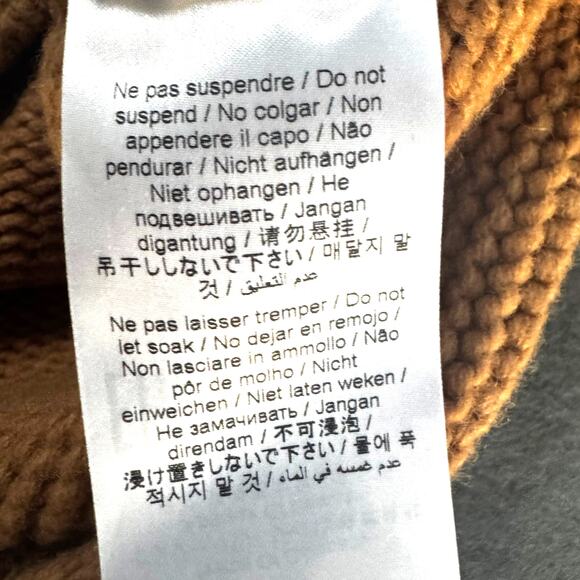 KENZO: Men's Wool Intarsia Knit Sweater - Size XS - Picture 8 of 9